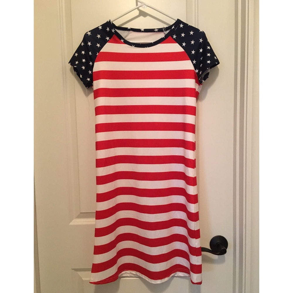 Red, White, and Blue Dress